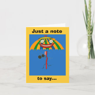 I Miss You Note Card Karte