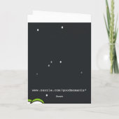 I Miss You Sad Lizard Greeting Cards Karte (Rückseite)