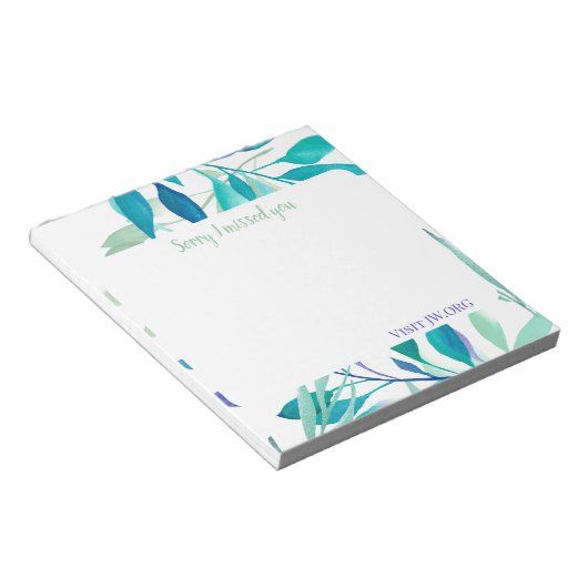 I missed you customize texts JW.org Notizblock (angewinkelt)