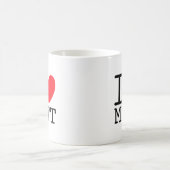 I Mitt des Herz-(Liebe) (Romney) Kaffeetasse (Mittel)