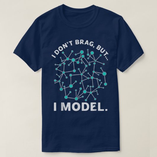 I Model Data Science Humor Coding1061 T-Shirt (Design vorne)