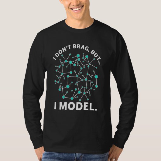I Model Data Science Humor Coding T-Shirt (Vorderseite)