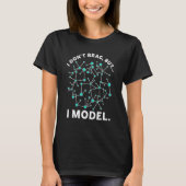 I Model Data Science Spaß Coding T-Shirt (Vorderseite)