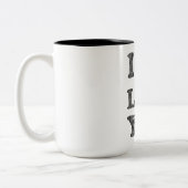 I mögen Krapfen Sie Zweifarbige Tasse (Links)