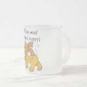 I mögen Schuss ein Welpen-T-Shirts und Geschenke Mattglastasse (VorderseiteRechts)