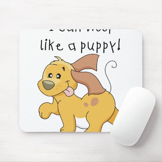 I mögen Schuss einen Welpen Mousepad (Mit Mouse)