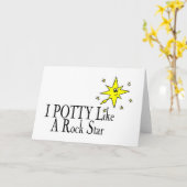 I mögen TÖPFCHEN einen Rockstar Karte (Gelbe Blume)