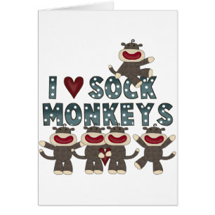 I Monkeys Liebe-Socke T-Shirts und Geschenke