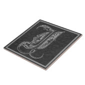 I Monogram "Royal Gray Stone" Keramik Tile Fliese (Seite)