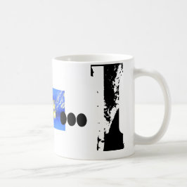 I Monogram Typografy Cool Grunge Tasse