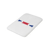 I Monogram überlagert sich auf der Flagge der Unio Badematte (Schrägansicht)