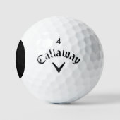 I Monogram überlagert sich auf der schottischen Fl Golfball (Logo)