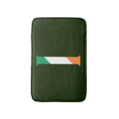 I Monogram überlagert sich auf irischer Flagge Badematte (Vorderseite Vertikal)