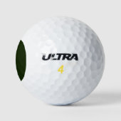 I Monogram überlagert sich auf Irish Flag wu gbcnt Golfball (Logo)