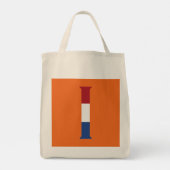 I Monogram überlagert sich auf NLD Flag auf oder g Tragetasche (Rückseite)