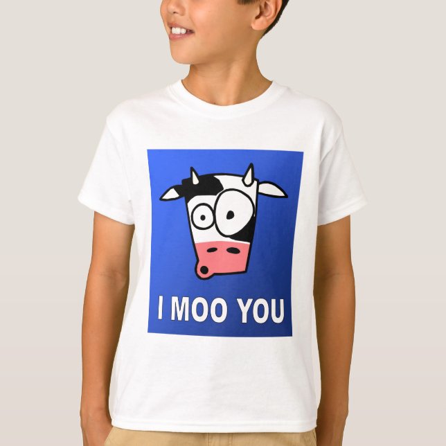 I MOO schüchtern Sie Klassent-shirt ein T-Shirt (Vorderseite)