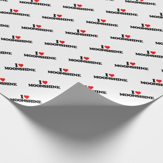 I MOONSHINE LIEBE GESCHENKPAPIER (Ecke)