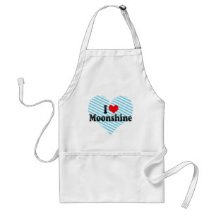 I Moonshine Liebe Schürze