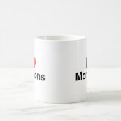 I Mormonen der Liebe-(Herz) Kaffeetasse (Mittel)