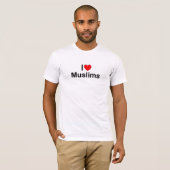 I Moslems der Liebe-(Herz) T-Shirt (Vorne ganz)