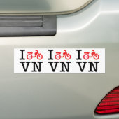 I Motorrad Vietnam Autoaufkleber (Auf Auto)
