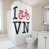 I Motorrad Vietnam Duschvorhang (Beispiel)