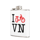 I Motorrad Vietnam Flachmann (Links)