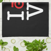 I Motorrad Vietnam Geschirrtuch (Gefaltet)