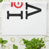 I Motorrad Vietnam Geschirrtuch (Gefaltet)