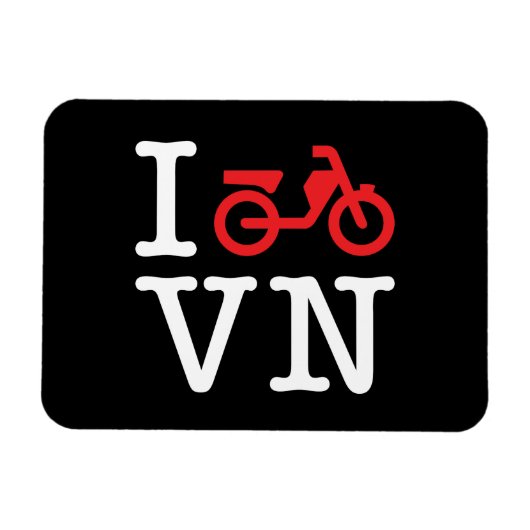 I Motorrad Vietnam Magnet (Horizontal)