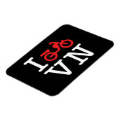 I Motorrad Vietnam Magnet (Linke Seite)