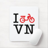 I Motorrad Vietnam Mousepad (Mit Mouse)