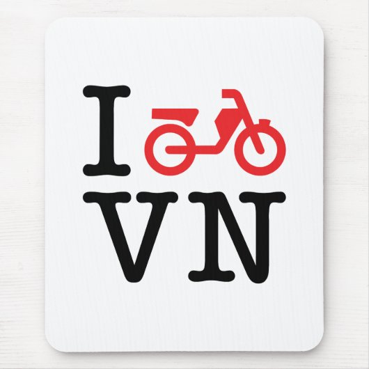 I Motorrad Vietnam Mousepad (Vorne)
