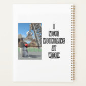 I Move Mountains at Work Software Developer Planer (Rückseite)
