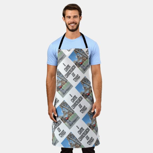 I Move Mountains at Work Software Developer Schürze (Getragen)