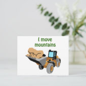 I Move Mountains Postkarte (Stehend Vorderseite)