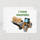 I Move Mountains Postkarte (Vorne/Hinten)