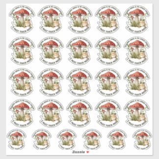 "I must Touch moss" Aufkleber