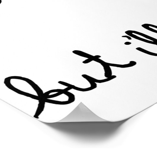 i mustak dir ein Frageposter Poster (Ecke)