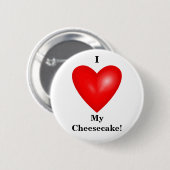 I my Cheesecake Button (Vorne & Hinten)