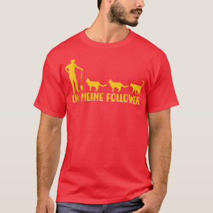 I My Followers Tiezenliebe Katzen Farmer  T-Shirt