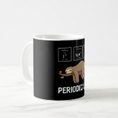 I Na P Periodisch Funny Sloth Chemie Kaffeetasse (Vorderseite Links)