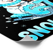 I Need 6 7 Snow Days Christmas Snowman Teacher Stu Poster (Ecke)