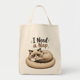 I Need a Nap • Cozy Cat Tragetasche