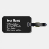 I Need a Vacation from This Vacation Funny Travel Gepäckanhänger (Rückseite horizontal)