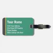 I Need a Vacation from This Vacation Funny Travel Gepäckanhänger (Rückseite horizontal)