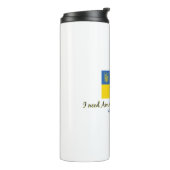 I-need-Ammo-Zelenskyy Thermosbecher (Nach links gedreht)