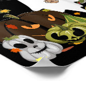 I Need Boo-ffee Ghost Jack-o-lantern Coffee Lover Poster (Ecke)