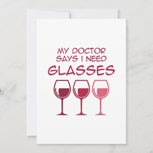 I need glasses feiertagskarte (Vorderseite)