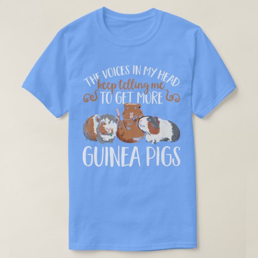 I Need More Guinea Pigs Funny Furry Potato T-Shirt (Design vorne)